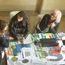 Il primo giorno di Porte aperte in piazza Europa con gli aspiranti universitari Foto Francesco Bruni