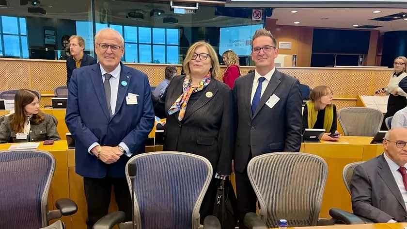 Ziberna e Turel con l’ambasciatrice slovena Ipavic e all’evento
