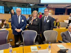 Ziberna e Turel con l’ambasciatrice slovena Ipavic e all’evento