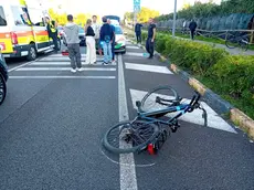 La bici e il luogo dell'incidente
