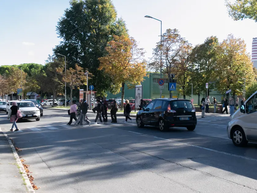 Il luogo dell’incidente di mercoledì mattina (Bonaventura)