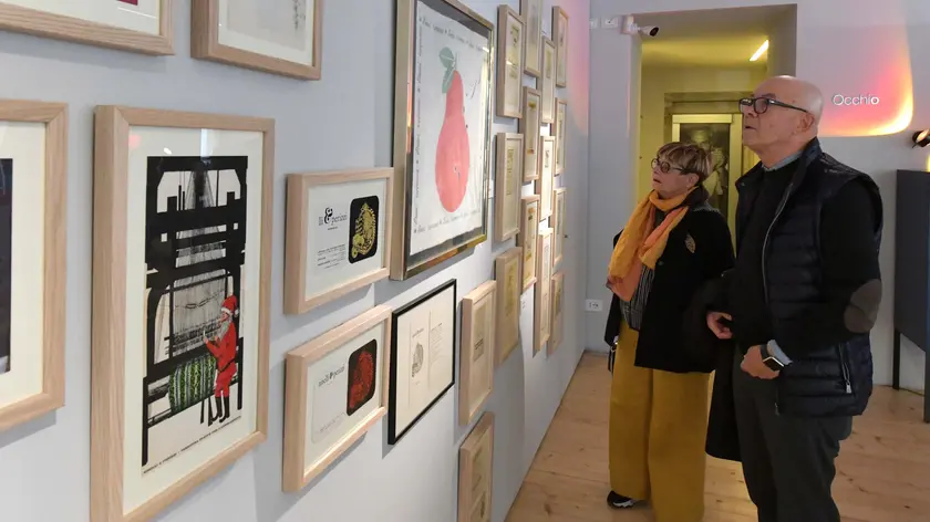 La mostra nello showroom Spaziocavana (fotoservizio Francesco Bruni)