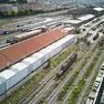 L’area di Rfi dove Trenitalia punta a realizzare la nuova officina (Silvano)
