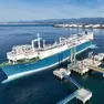 La nave rigassificatrice tornata al terminal di Veglia