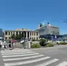 Due navi da crociera ormeggiate ai moli della Stazione Marittima di Trieste (Lasorte)