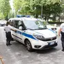 Una pattuglia della polizia locale a Monfalcone