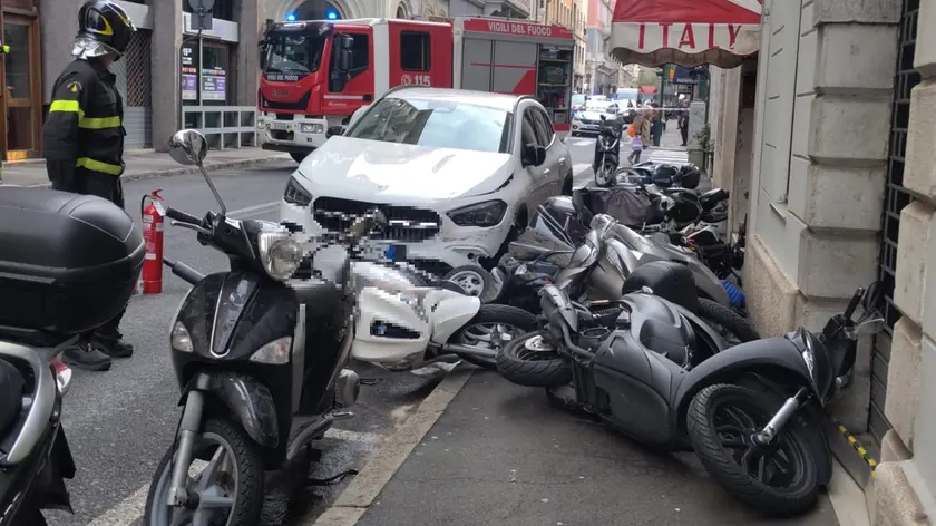 L'incidente in via Valdirivo