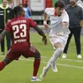 Il centrocampista Francesco D’Amore in azione nella partita con il Cittadella