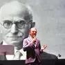 Sullo schermo c’è Einaudi e la presentazione di Cangini Foto Bruni