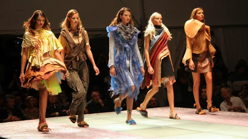 Una passata edizione di Mittelmoda a Gorizia (foto archivio Bumbaca)
