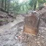 Il cippo del Farneto dopo il recupero e la pulizia