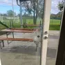 La porta del bar del campo sportivo di Poggio danneggiata dai ladri