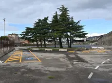 L’ampio spazio dietro all’ex Silos già utilizzato come parcheggio nei giorni della Barcolana (Bruni)