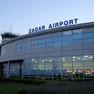 La facciata principale dell’aeroporto croato di Zara