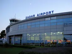 La facciata principale dell’aeroporto croato di Zara