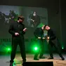 Il trio vincitore con Te scrivarè ’na canson”. Fotoservizio Bonaventura