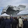 Nave Trieste vista da piazza Unità. (fotoservizio Lasorte)