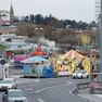 Il Luna park in piazzale delle Puglie due anni fa Foto Lasorte