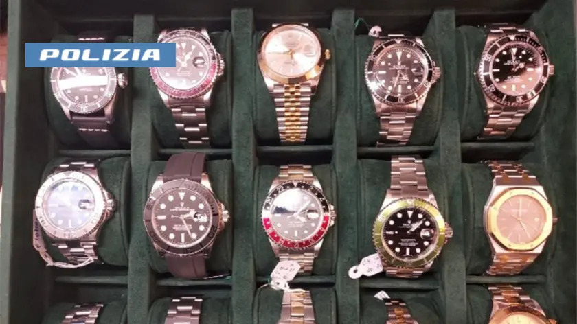 Gli orologi di lusso rubati