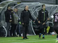 Tesser in panchina contro la Dolomiti Bellunesi (fotoservizio Andrea Lasorte)