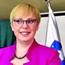 La presidente della Repubblica slovena Natasa Pirc Musar
