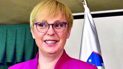 La presidente della Repubblica slovena Natasa Pirc Musar