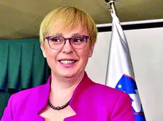 La presidente della Repubblica slovena Natasa Pirc Musar