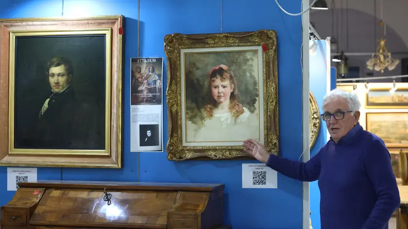 Princivalli mostra i quadri di David e Sargent. Foto Lasorte