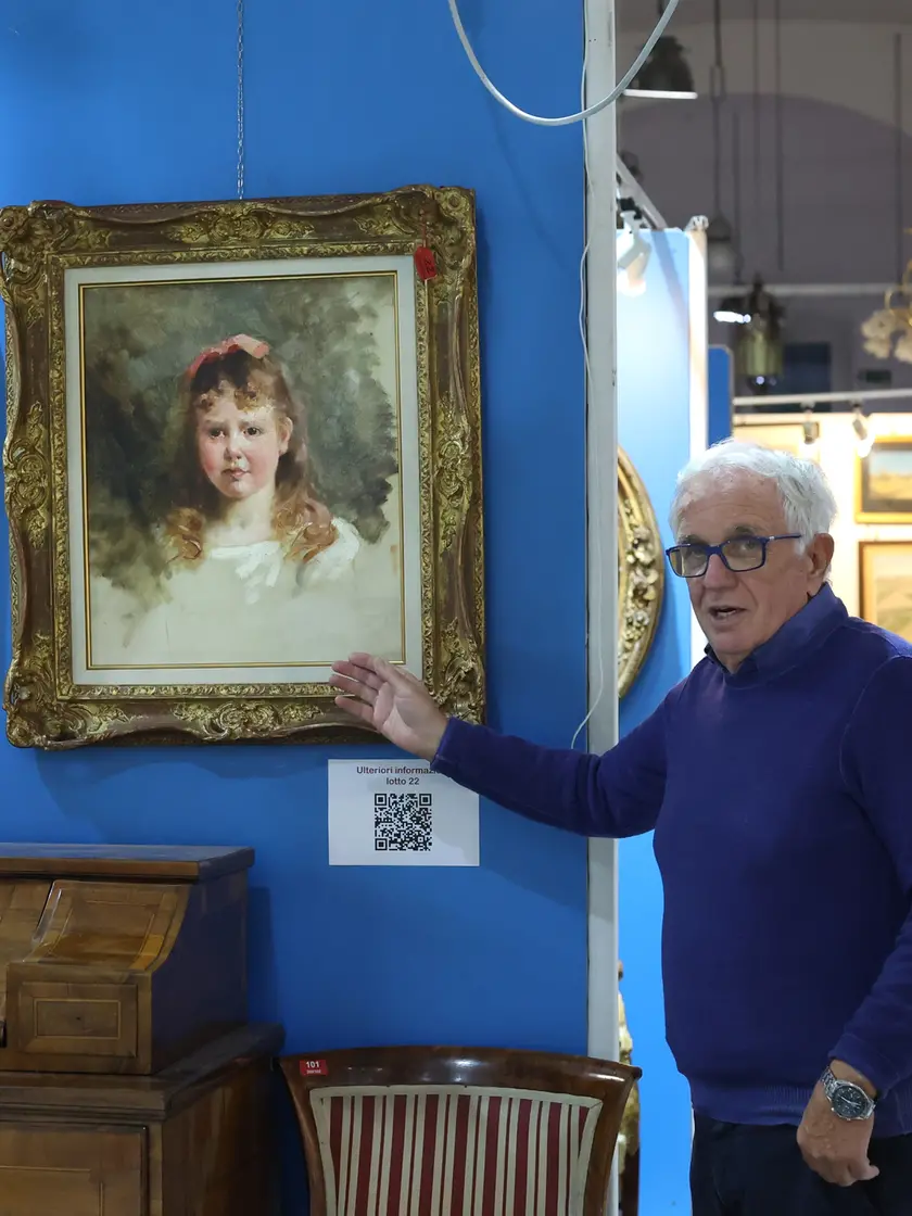 Princivalli mostra i quadri di David e Sargent. Foto Lasorte