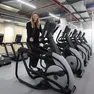 Sarah Fahr all' inaugurazione della palestra McFit (Lasorte)