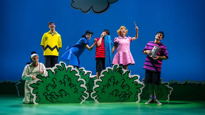 Una scena del musical