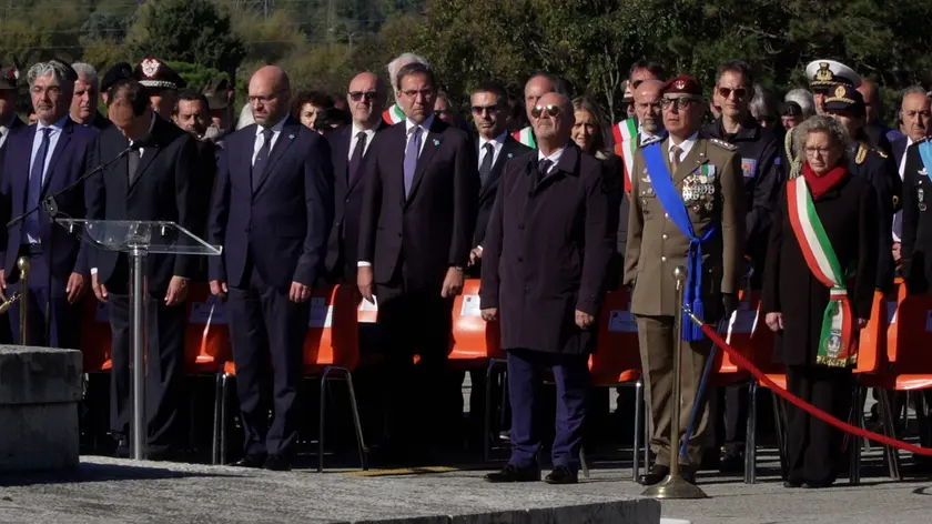 La cerimonia del 4 novembre tenutasi a Redipuglia