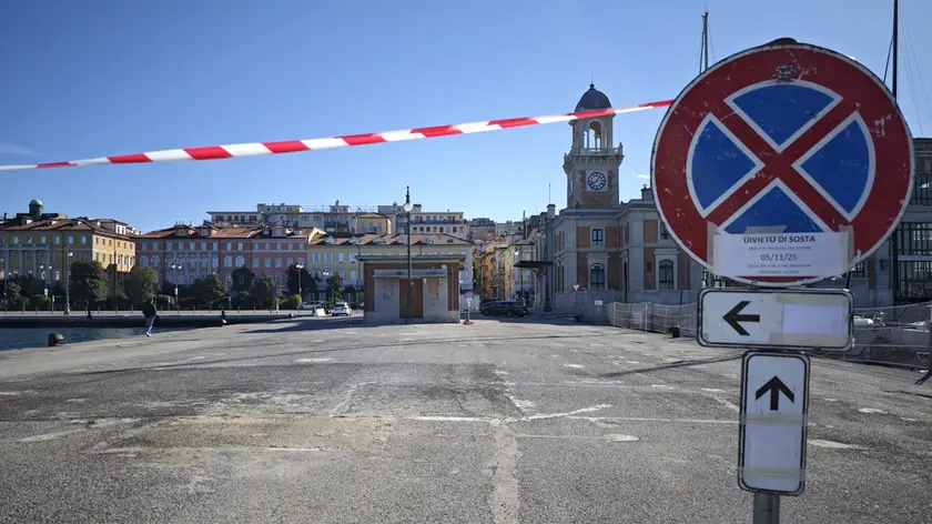 L’area dell’ex Pinguino libera ieri dalle auto. Lasorte
