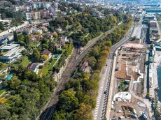 Il punto dove è comparso il basamento (fotoservizio Massimo Silvano)