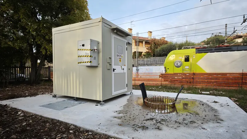 Il punto dove sorgerà il manufatto a Visogliano (Lasorte)