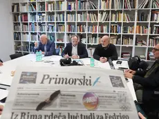 In alto Koren, Devetak e Kocijančič. Qui sopra la redazione Lasorte