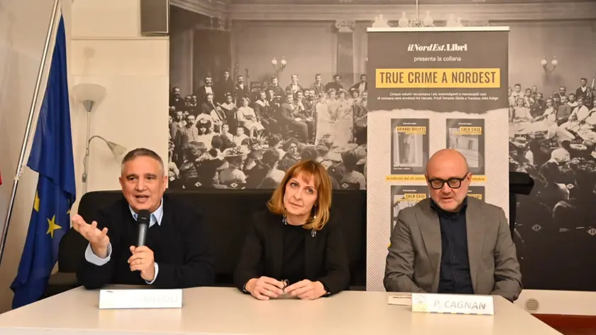 Da sinistra Brancoli, Tonero e Cagnan. Foto Bruni