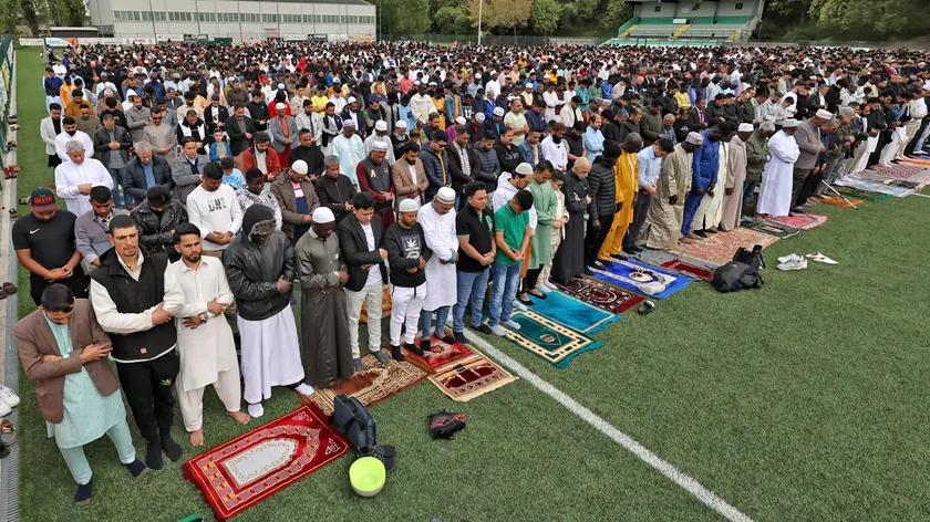 La preghiera di fine Ramadan a San Luigi