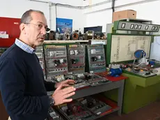 Il viaggio nei laboratori e nelle aule dell’istituto Galvani. Fotoservizio Andrea Lasorte