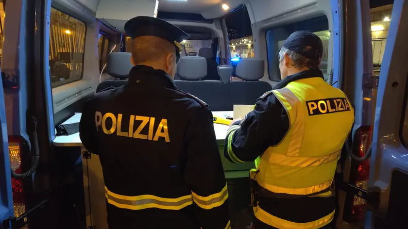 La Polizia stradale di Trieste impegnata in una recente attività di pattugliamento serale nell’ambito dei servizi ad “alto impatto” in centro città