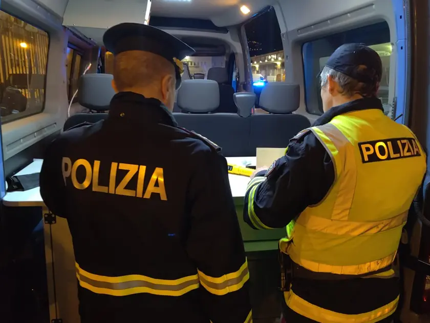 La Polizia stradale di Trieste impegnata in una recente attività di pattugliamento serale nell’ambito dei servizi ad “alto impatto” in centro città