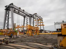 Lo stabilimento della Fincantieri di Monfalcone