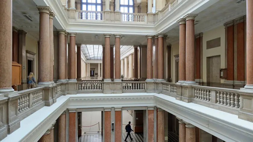 Gli interni del Tribunale di Trieste (Silvano)