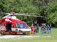 Alcune fasi delle ricerche nei giorni scorsi