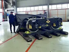 Il primo carrello di vagone merci prodotto nell’impianto di Innoway