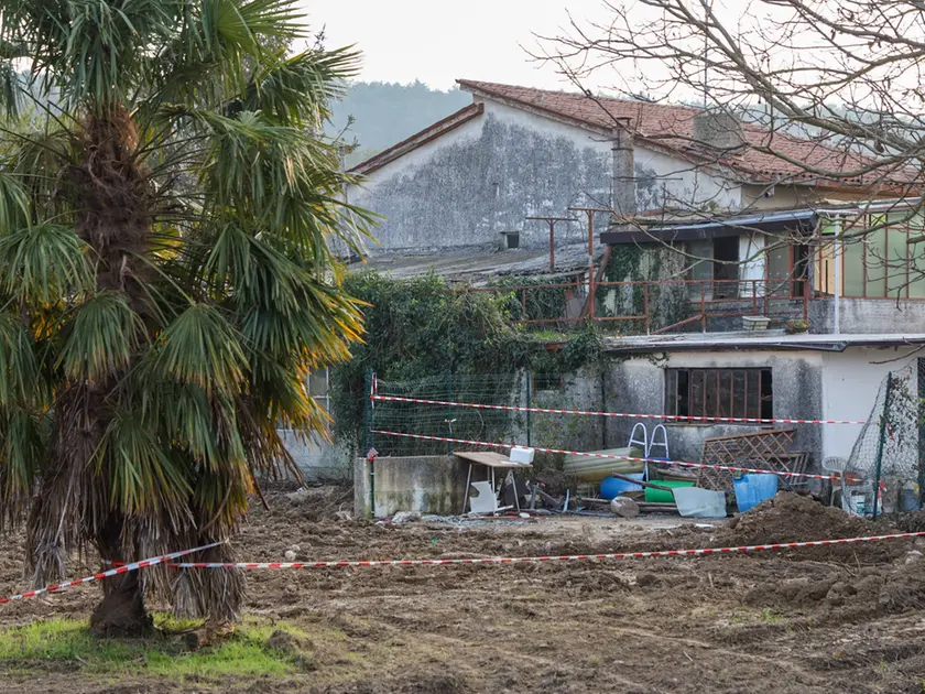 ll retro dell’abitazione dove si trova il pozzo foto Tibaldi