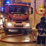 I vigili del fuoco intervenuti sul posto