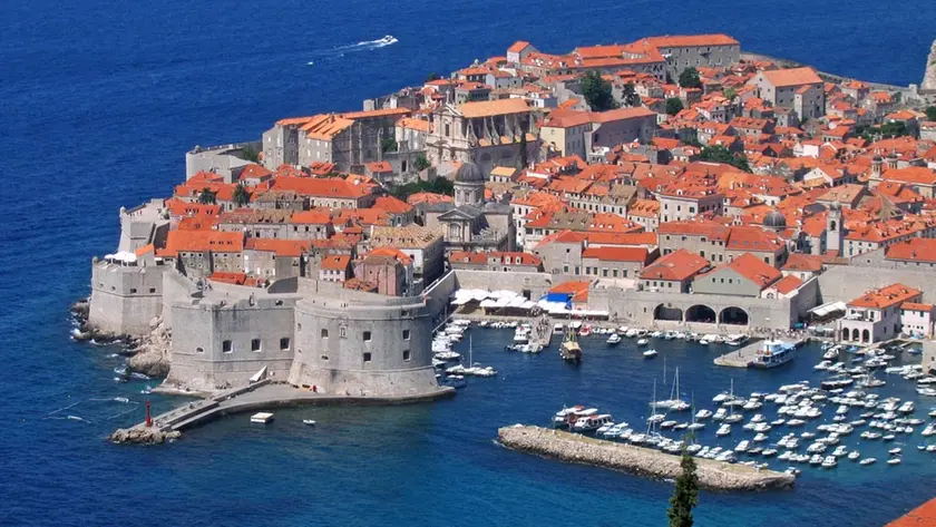 Una veduta della città di Spalato, in Croazia