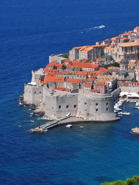 Una veduta della città di Spalato, in Croazia