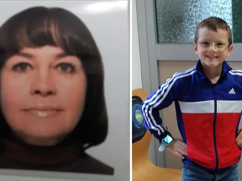 A sinistra Olena Stasiuk, a destra Giovanni Trame